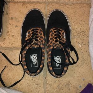 Unique Leopard print Authentic Vans